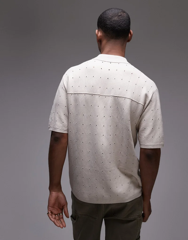 توب مان كنزة محبوكة